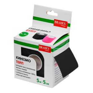 Bradex Кинезио Тейп универсальный рулон 5 м